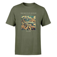 Thumbnail for VINTAGE G4123 - The Mountain Jetport - Premium T-Shirt design on greenarmy premium t shirt