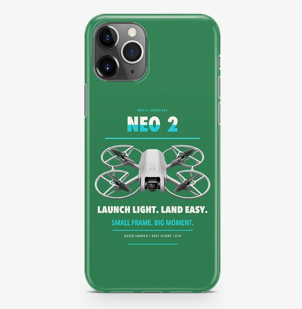 DJI Neo 2 Case ProMax design on green iphone case promax