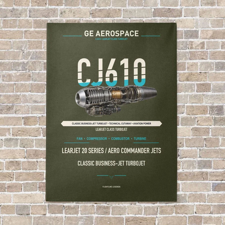 CJ610 vertical canvas print - no frame - green army background