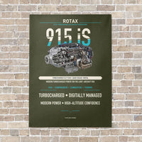 Thumbnail for 915 iS vertical canvas print - no frame - green army background