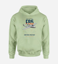 Thumbnail for de Havilland Vampire FB5 design on light green double-side hoodie, single-side print