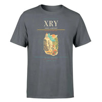 Thumbnail for Jerez Airport (XRY) T-Shirt single-side front print in Gray | jerez-airport-xry-double-side-t-shirt