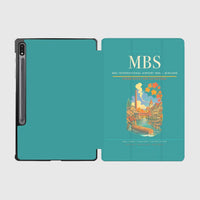 Thumbnail for MBS International Airport (MBS) design on turquoise samsung tablet tablet case