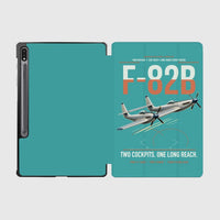 Thumbnail for F-82B Twin Mustang design on turquoise samsung tablet tablet case