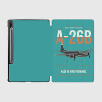 Thumbnail for A-26B Invader design on turquoise samsung tablet tablet case