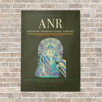 Thumbnail for Antwerp International Airport ANR - Canvas No Frame - Green Army