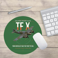 Thumbnail for Bristol Beaufighter TF X design on green round mouse pad
