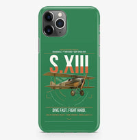 Thumbnail for SPAD S.XIII C.1 design on green magsafe iphone case, for iPhone Pro Max