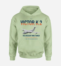 Thumbnail for Handley Page Victor K.2 design on light green double-side hoodie, single-side print