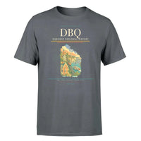 Thumbnail for Dubuque Regional Airport (DBQ) T-Shirt single-side front print in Gray | dubuque-regional-airport-dbq-double-side-t-shirt
