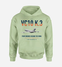 Thumbnail for Vickers VC10 K.3 design on light green double-side hoodie, single-side print