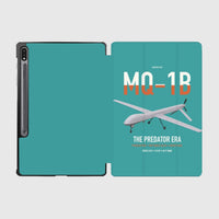 Thumbnail for MQ-1B Predator design on turquoise samsung tablet tablet case