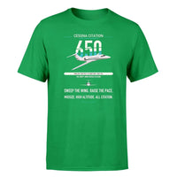 Thumbnail for Cessna Citation 650 - Citation III design on green double-side t-shirt, single-side print