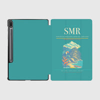 Thumbnail for Simón Bolívar International Airport (SMR) design on turquoise samsung tablet tablet case
