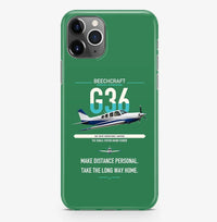 Thumbnail for Beechcraft Bonanza G36 design on green magsafe iphone case, for iPhone Pro Max