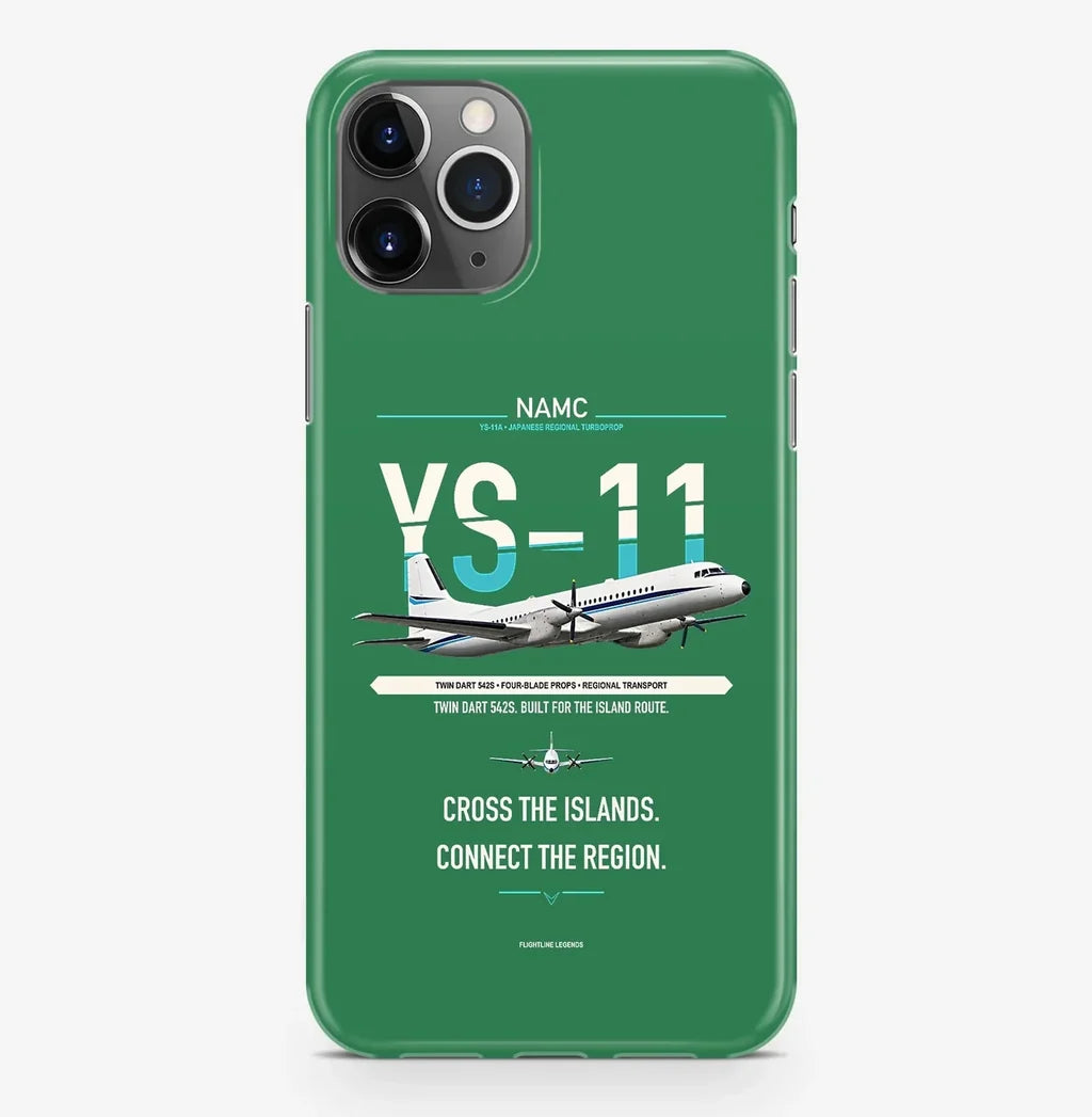 NAMC YS-11A Case ProMax design on green iphone case promax