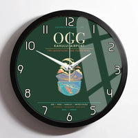 Thumbnail for Kahului Airport OGG Wall-Clock Framed - Dark Green