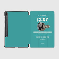 Thumbnail for GE9X design on turquoise samsung tablet tablet case