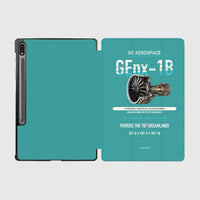 Thumbnail for GEnx-1B design on turquoise samsung tablet tablet case