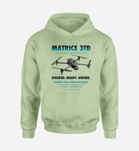 Thumbnail for DJI Matrice 3TD design on light green hoodie single side