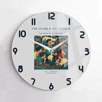 Thumbnail for VINTAGE G4264 - The Spark Plug Sermon - Designed Wall Clocks design on lightgray no-frame