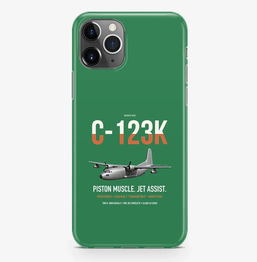 C-123K Provider design on green magsafe iphone case, for iPhone Pro Max