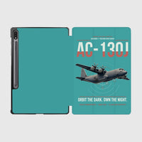 Thumbnail for AC-130J Ghostrider design on turquoise samsung tablet tablet case