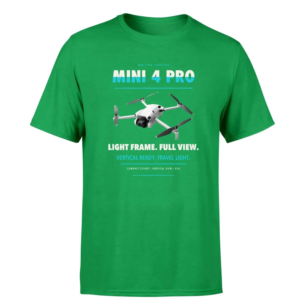 DJI Mini 4 Pro design on green single side