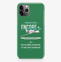 Thumbnail for Cessna Citation Encore+ design on green magsafe iphone case, for iPhone Pro Max