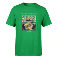 Thumbnail for VINTAGE G4000 - The First Flight Dunes - Premium T-Shirt design on green premium t shirt