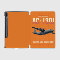 Thumbnail for AC-130J Ghostrider design on orange samsung tablet tablet case