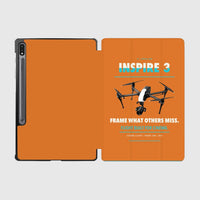 Thumbnail for DJI Inspire 3 design on orange samsung tablet tablet case