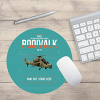 Thumbnail for Denel Rooivalk Mk 1F design on turquoise round mouse pad
