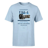 Thumbnail for FJ44-4 design on light blue single side