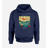 Thumbnail for VINTAGE G4257 - The Dead Stick Contest - Premium Hoodie design on navyblue premium