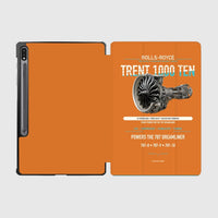 Thumbnail for TRENT 1000 TEN design on orange samsung tablet tablet case