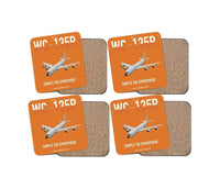 Thumbnail for WC-135R Constant Phoenix design on orange 4 pieces set coaster