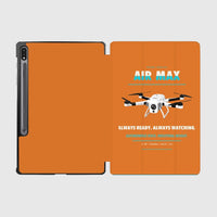 Thumbnail for Percepto Air Max design on orange samsung tablet tablet case