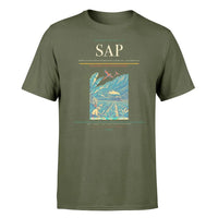 Thumbnail for Ramón Villeda Morales International Airport (SAP) T-Shirt single-side front print in Green Army | ramón-villeda-morales-international-airport-sap-double-side-t-shirt