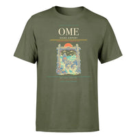 Thumbnail for Nome Airport (OME) T-Shirt single-side front print in Green Army | nome-airport-ome-double-side-t-shirt