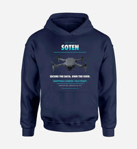 Thumbnail for ACSL SOTEN design on navy blue hoodie single side