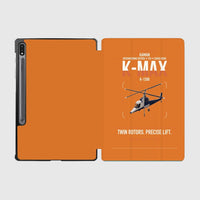 Thumbnail for Kaman K-1200 K-MAX design on orange samsung tablet tablet case