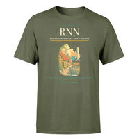 Thumbnail for Bornholm Airport (RNN) T-Shirt single-side front print in Green Army | bornholm-airport-rnn-double-side-t-shirt
