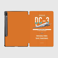 Thumbnail for Douglas DC-3 design on orange samsung tablet tablet case
