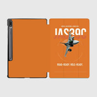 Thumbnail for Saab JAS 39C Gripen design on orange samsung tablet tablet case