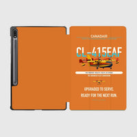 Thumbnail for Canadair CL-415EAF design on orange samsung tablet tablet case