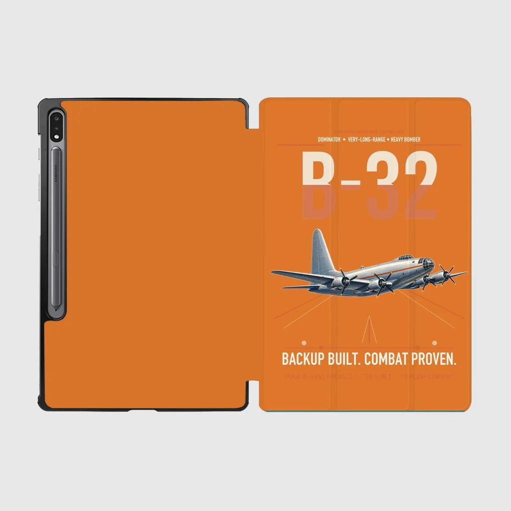 B-32 Dominator design on orange samsung tablet tablet case