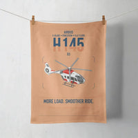 Thumbnail for Airbus H145 D3 design on orange towel