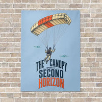 Thumbnail for The Canopy Opens A Second Horizon vertical canvas print - no frame - light blue background