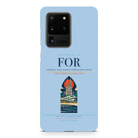 Thumbnail for Fortaleza - Pinto Martins International Airport FOR Samsung Case - Light Blue